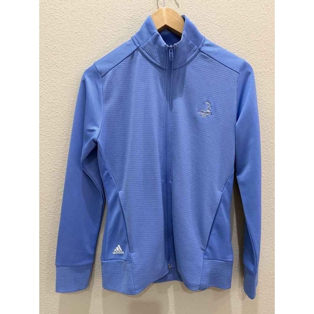 adidas Pinehurst 1895 Golf Full Zip Track Jacket Blue Women's Small